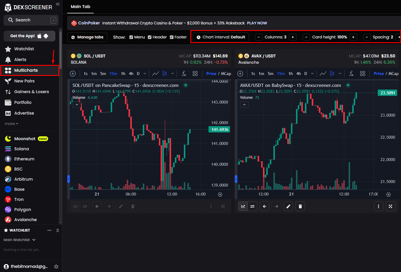 O que é DEX Screener e Como usar bitnomad